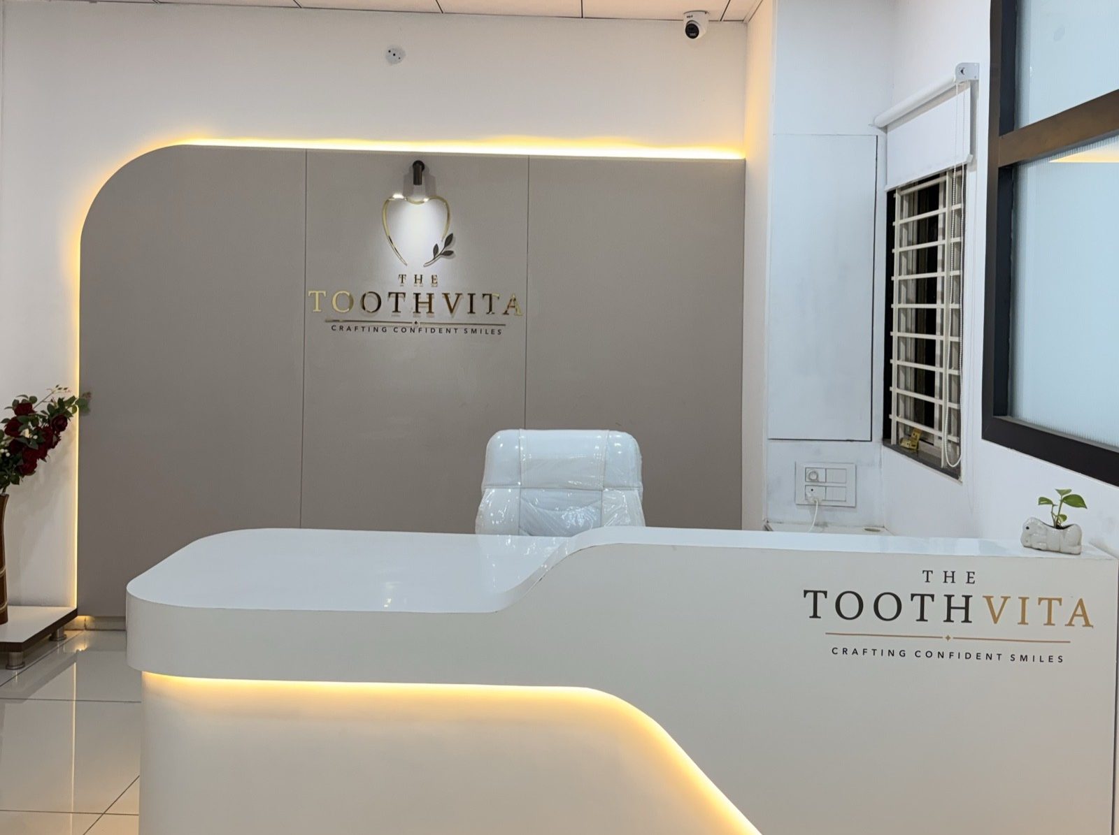 Reception at The Tooth Vita clinic